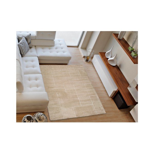 Tappeto beige Tanum Dice, 80 x 150 cm - Universal-image-1