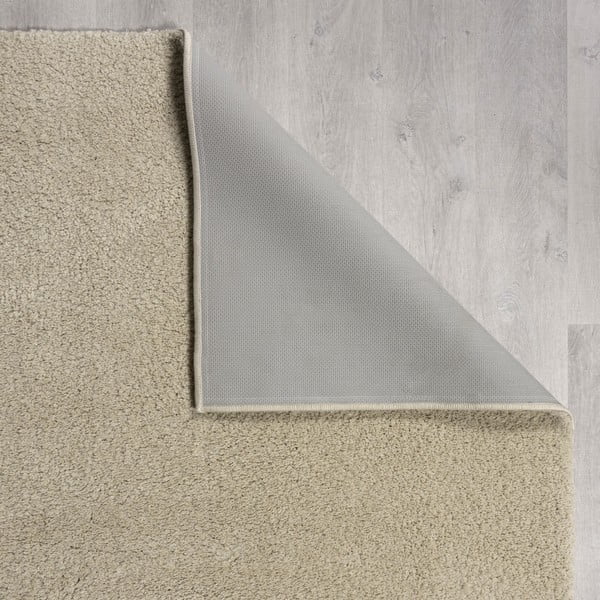 Tappeto lavabile beige in fibre riciclate 200x290 cm Fluffy - Flair Rugs-image-2