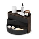 Organizzatore bagno nero rotante Moona - Umbra