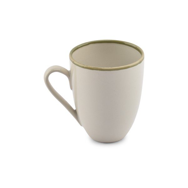 Tazza verde/color crema in gres 350 ml Gravel – ONA-image-1