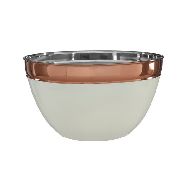 Ciotola in acciaio inox in rame e beige ø 26 cm Prescott - Premier Housewares