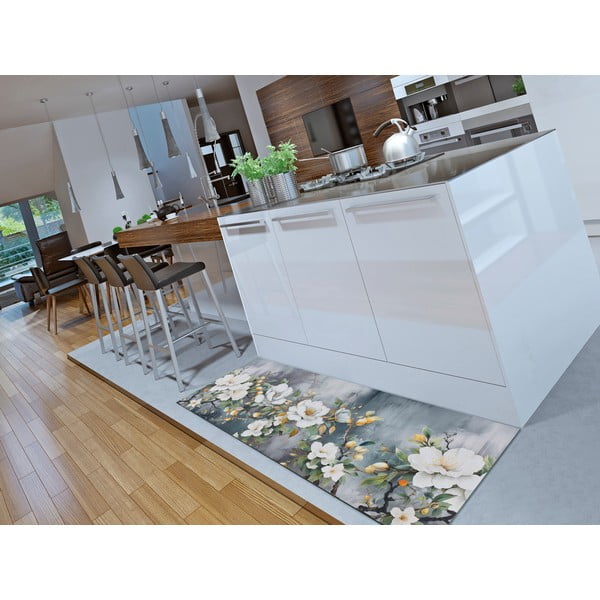 Passatoia blu lavabile 52x200 cm Ricci Sara – Universal-image-1