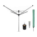 Stendino da giardino argentato 50 m Lift-o-Matic Advance – Brabantia