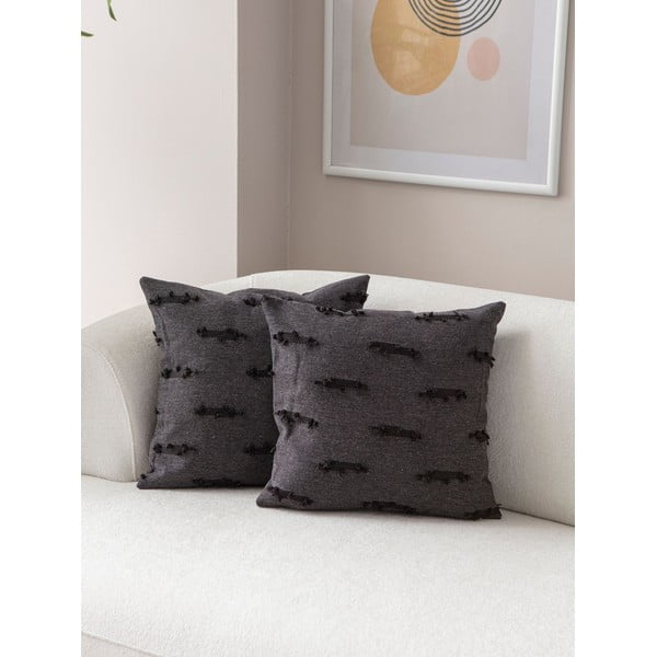 Federe decorative in set 2 pz 43x43 cm Tuffet – Mioli Decor-image-1