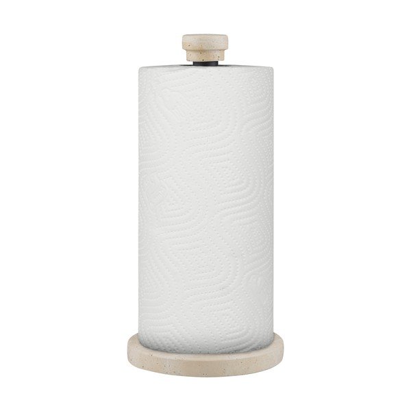 Portasciugamano da cucina beige in pietra ø 12,5 cm Traventine – Mette Ditmer Denmark-image-2