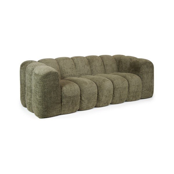 Divano verde scuro 214 cm Gajos – Marckeric