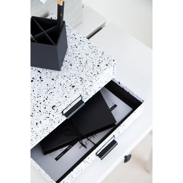Cassettiera bianca e nera con 2 cassetti Birger - Bigso Box of Sweden-image-3