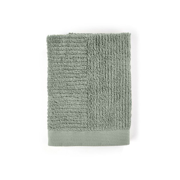 Asciugamano tipo terry verde in cotone 50x70 cm Classic – Zone