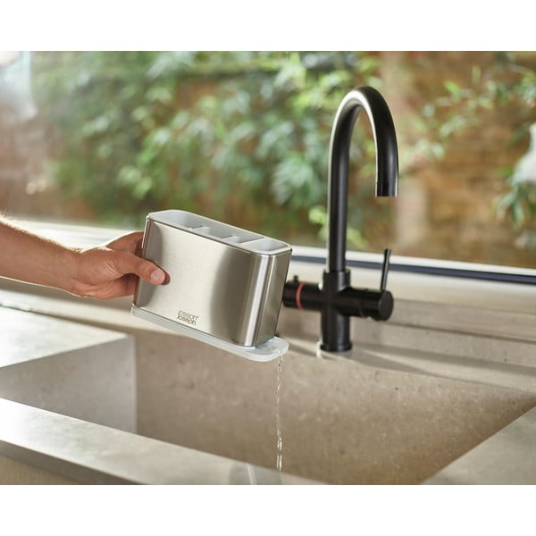 Scolaposate in metallo argentato Surface - Joseph Joseph-image-1