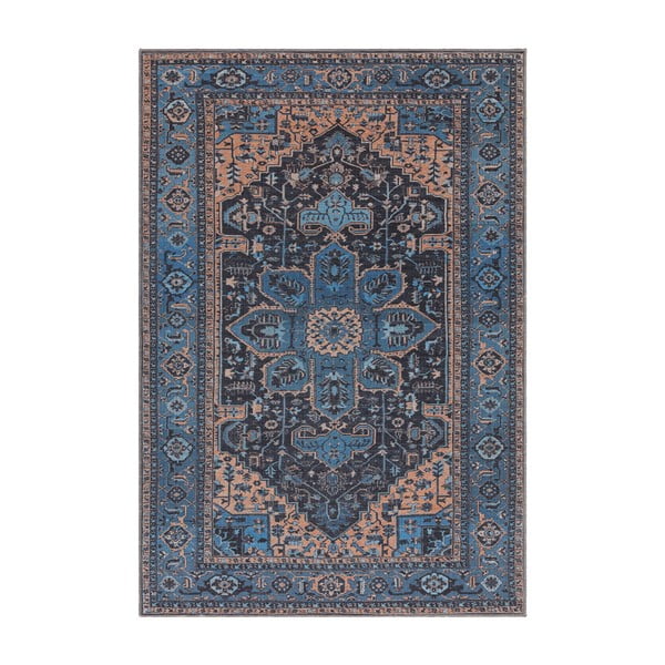 Tappeto blu 170x120 cm Kaya - Asiatic Carpets