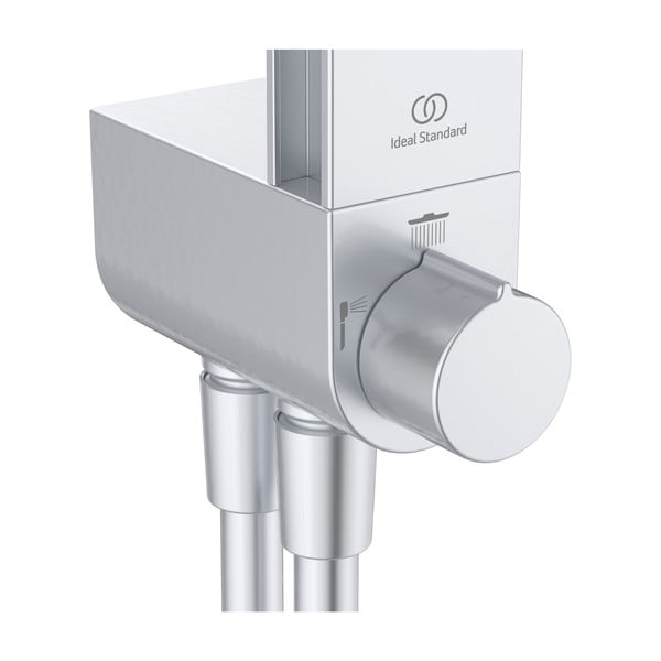 Set rubinetteria da doccia in metallo argento opaco 110 cm ALU+ - Ideal Standard-image-2