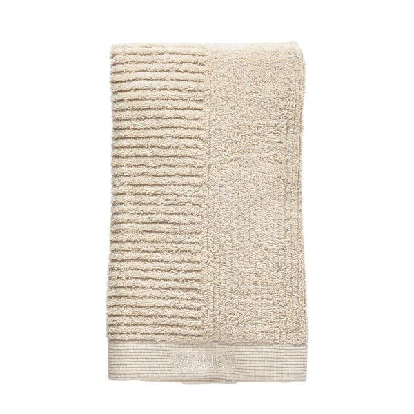 Asciugamano in cotone beige 100x50 cm Classic - Zone