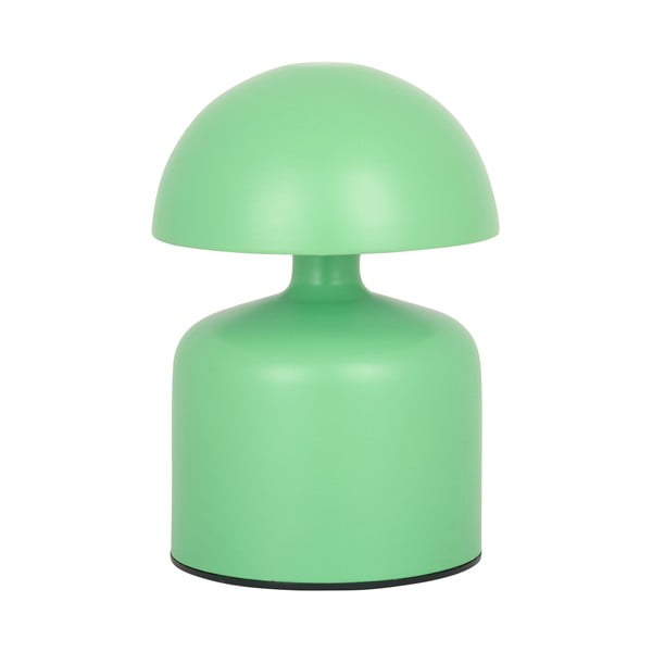 Lampada da tavolo verde con paralume in metallo (altezza 15 cm) Impetu - Leitmotiv