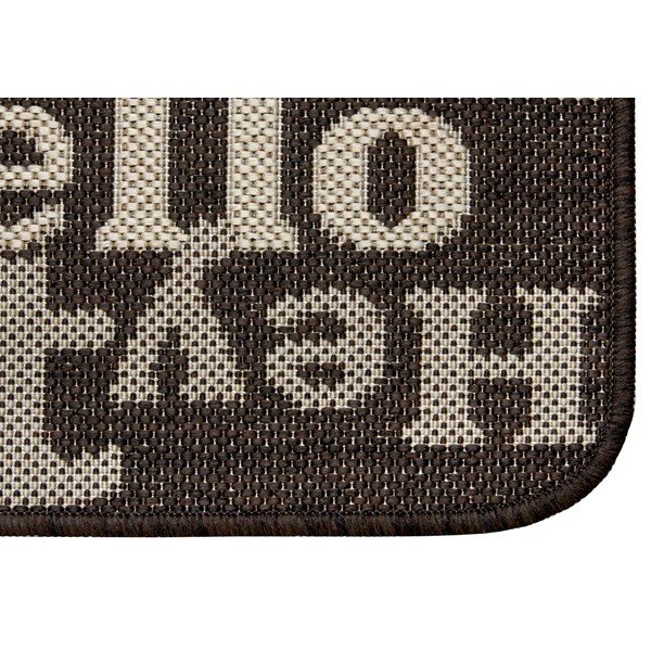 Tappetino marrone , 50 x 80 cm Weave Bonjour - Hanse Home-image-1