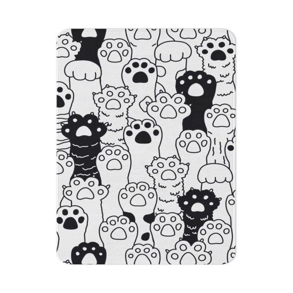 Tappeto per bambini bianco e nero 100x140 cm Happy Paws - Oyo Concept