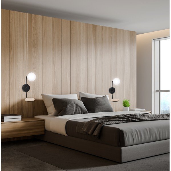 Lampada da parete nera Ponio - Candellux Lighting-image-1