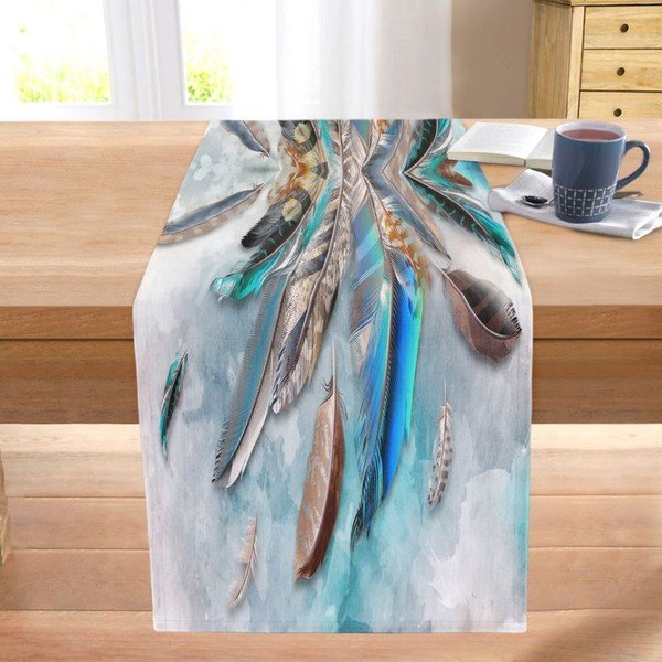 Runner 40x130 cm Blue Feather – Mila Home-image-2