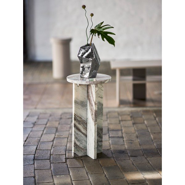 Tavolino rotondo in marmo ø 30 cm Jasmia – Bloomingville-image-1