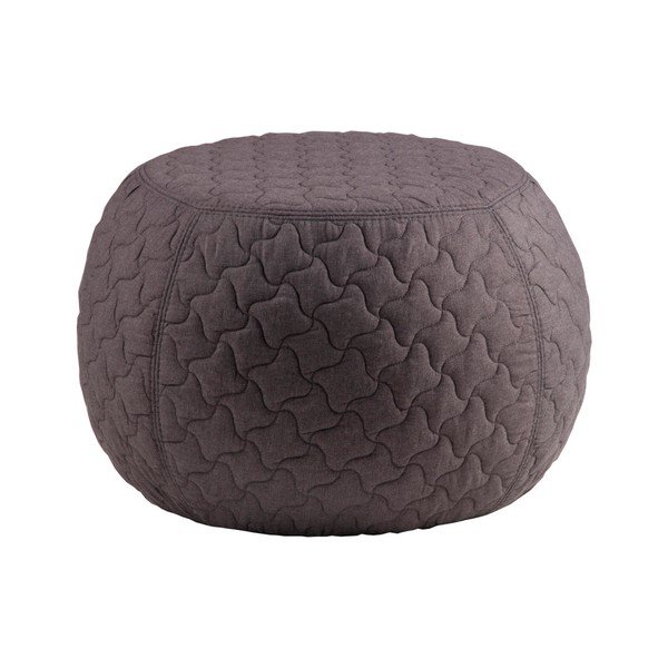 Tmavě šedý puf sømcasa Enzo, ⌀ 55 cm