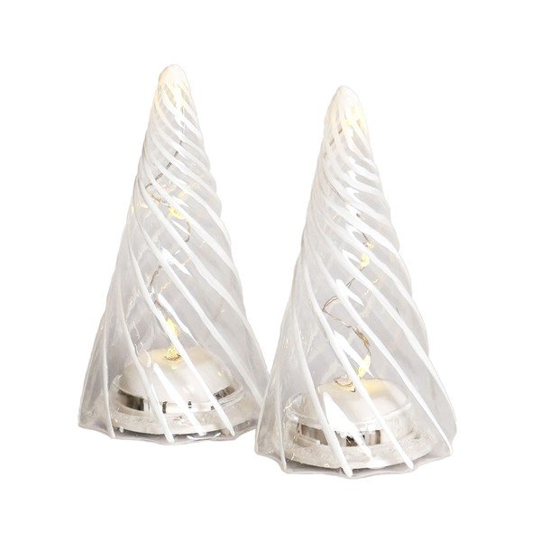 Decorazione natalizia luminosa 2 pz ø 6 cm Vilma – Sirius