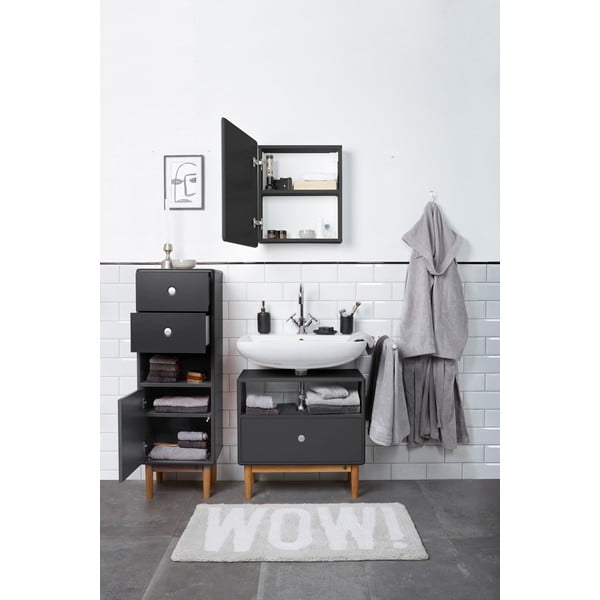 Mobile bagno alto sospeso antracite 40x100 cm Color Bath - Tom Tailor-image-3