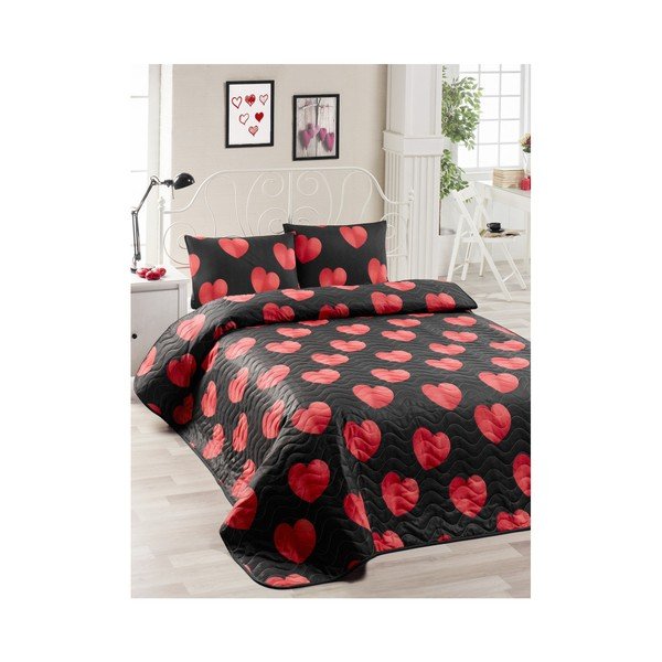 Set di copriletto e federa in cotone Masso Lumida, 160 x 220 cm - Mijolnir