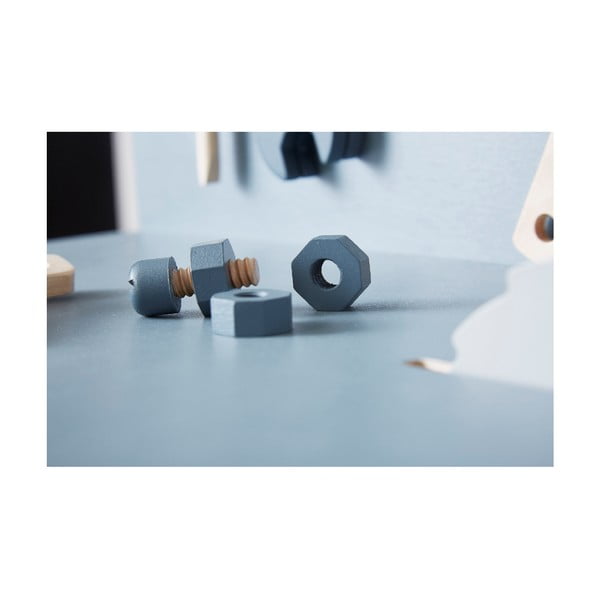 Set di parti in legno per bambini Cassetta degli attrezzi da gioco - Flexa-image-1