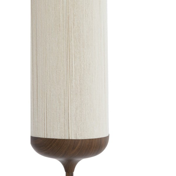 Lampada da terra marrone scuro con paralume in tessuto (altezza 159 cm) Dania - Light & Living-image-3
