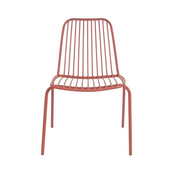 Sedia marrone argilla adatta all'esterno Lineate - Leitmotiv-image-2