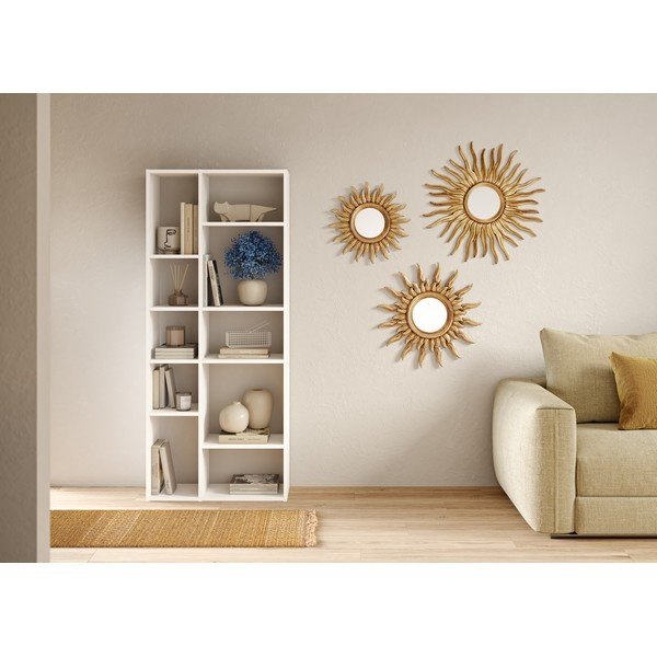 Libreria bianca 77x180 cm Iris - TemaHome-image-4