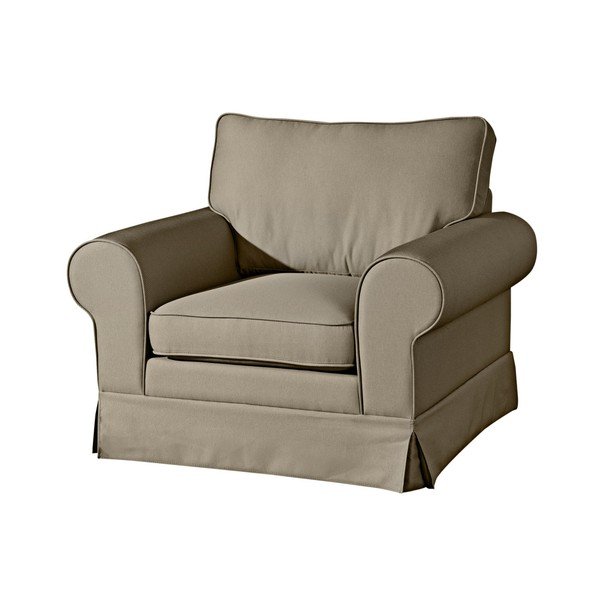 Poltrona beige e grigia Hillary - Max Winzer
