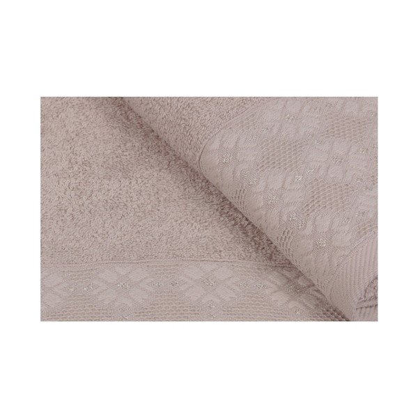 Set di due asciugamani marroni Provence, 90 x 50 cm - Soft Kiss-image-4