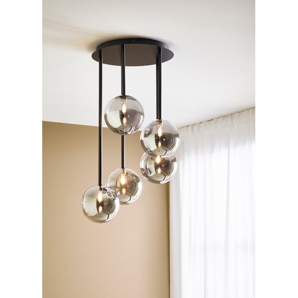 Apparecchio a sospensione nero 5L Universe - Markslöjd-image-1