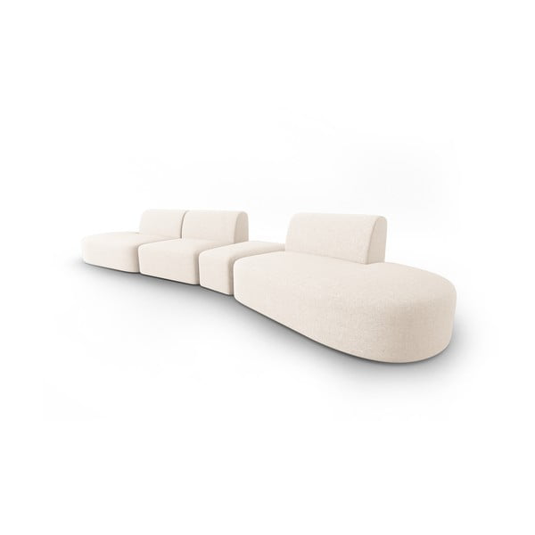 Divano crema 412 cm Shane - Micadoni Home-image-2