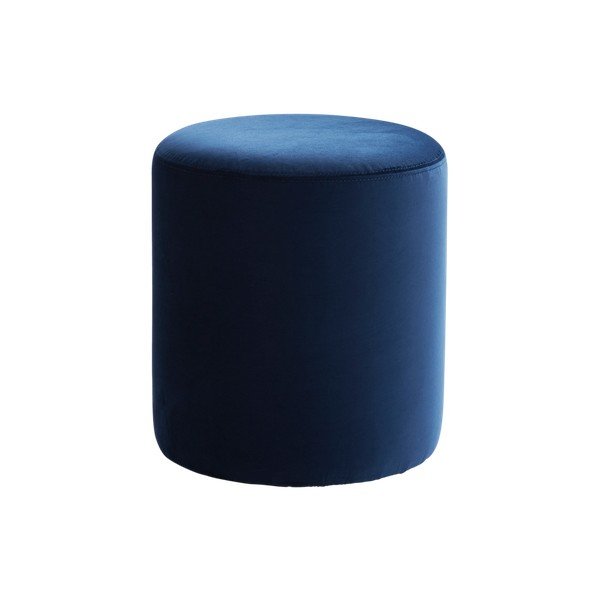 Poggiapiedi blu scuro con rivestimento in velluto Tokyo – Jotex