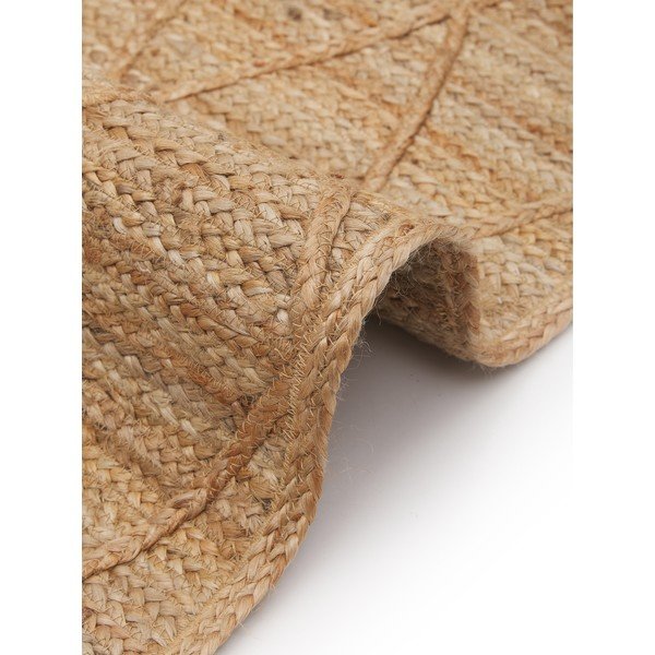 Tappeto di colore naturale in iuta tessuto a mano 80x150 cm Jason – Westwing Collection-image-4