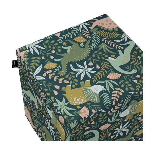 Pouf verde per bambini Magic - Yellow Tipi-image-1