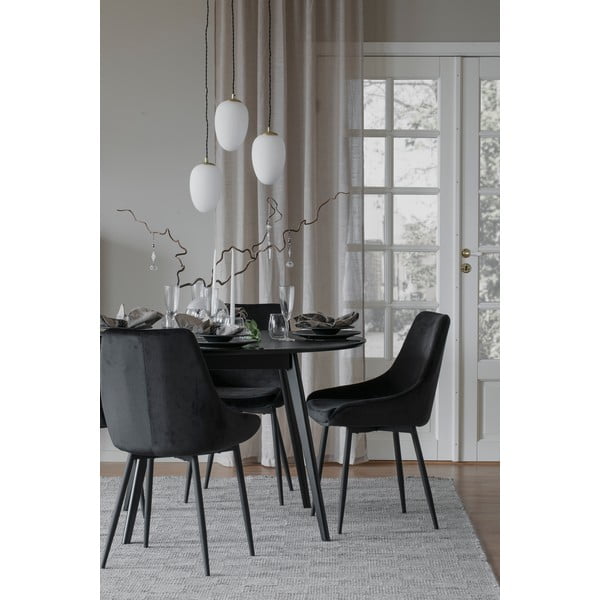 Sedie da pranzo grigio scuro in set di 2 Sierra - Rowico-image-1