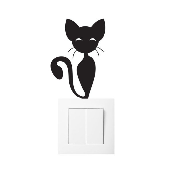 Adesivo Interrupteur Chat - Ambiance-image-2