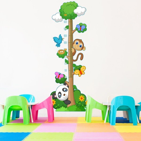 Metro autoadesivo per bambini Panda - Ambiance