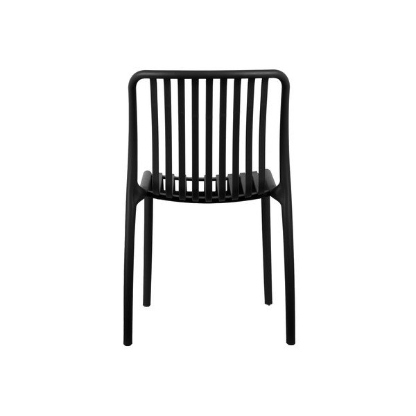 Sedia da pranzo nera in plastica Glee – Leitmotiv-image-2