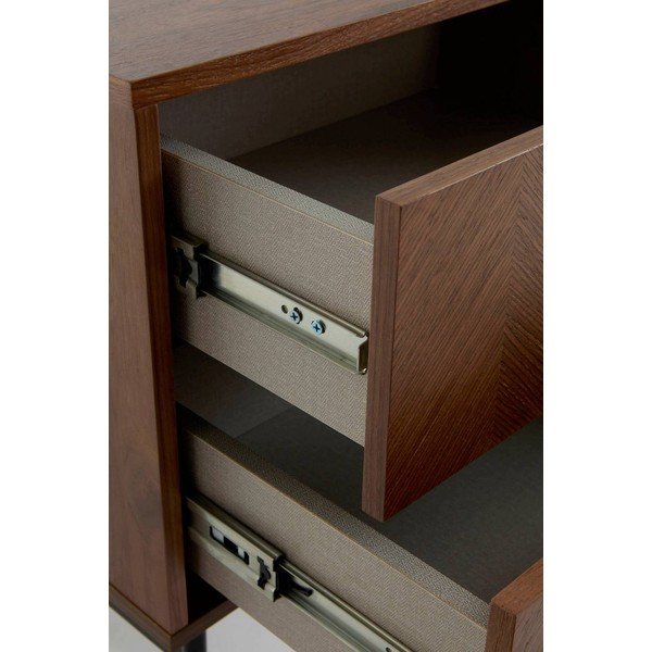 Comodino colore naturale scuro con effetto noce Duvberg – Jotex-image-4