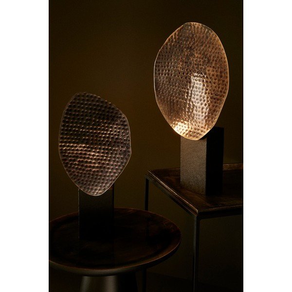 Lampada da tavolo color antracite in metallo con paralume in metallo (altezza totale 57 cm) Neev – Bizzotto-image-1