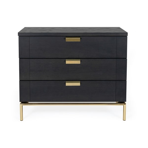 Credenza nera , 75 x 91 cm Pimlico - Woodman