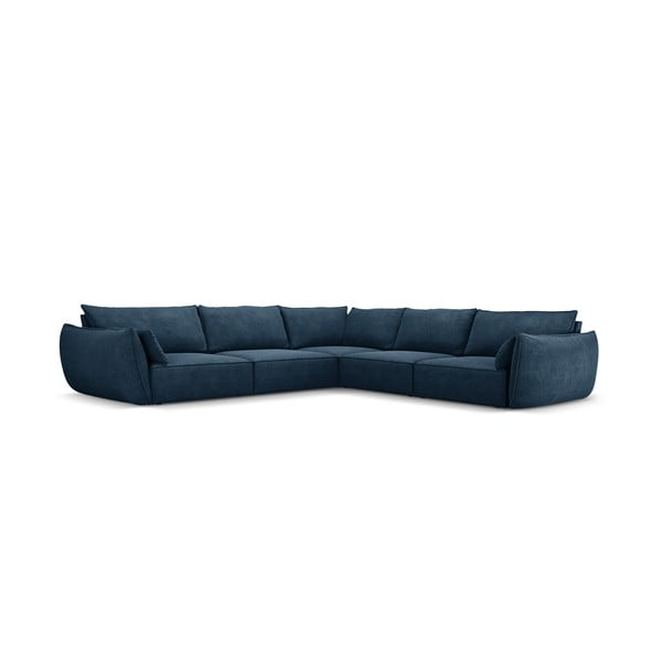 Divano angolare blu scuro (variabile) Vanda - Mazzini Sofas-image-2