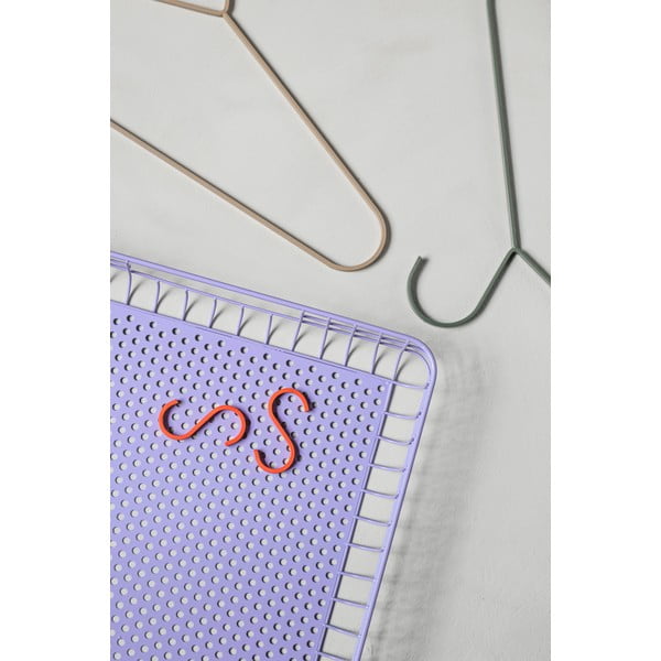 Set di 5 ganci arancioni in metallo appesi Hang-it - Mette Ditmer Denmark-image-1