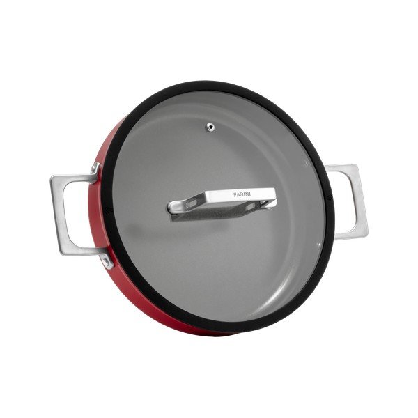 Padella con coperchio/con superficie in ceramica ø 28 cm Meda 4.0 – FABINI-image-2