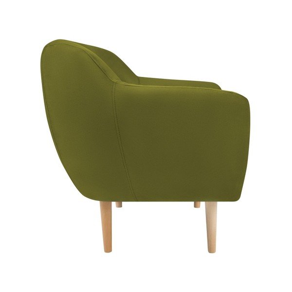 Poltrona in velluto verde Sardaigne - Mazzini Sofas-image-3