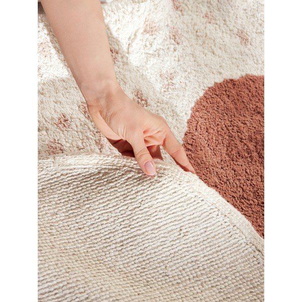 Tappeto per bambini marrone/color crema in cotone lavabile/tessuto a mano 95x120 cm Snuggle Emmi – Hanse Home-image-3