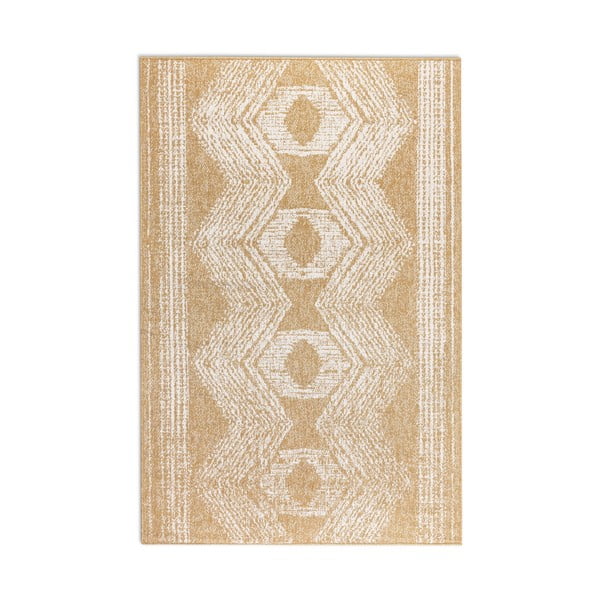 Tappeto per esterni giallo ocra e crema 120x170 cm Gemini - Elle Decoration-image-2